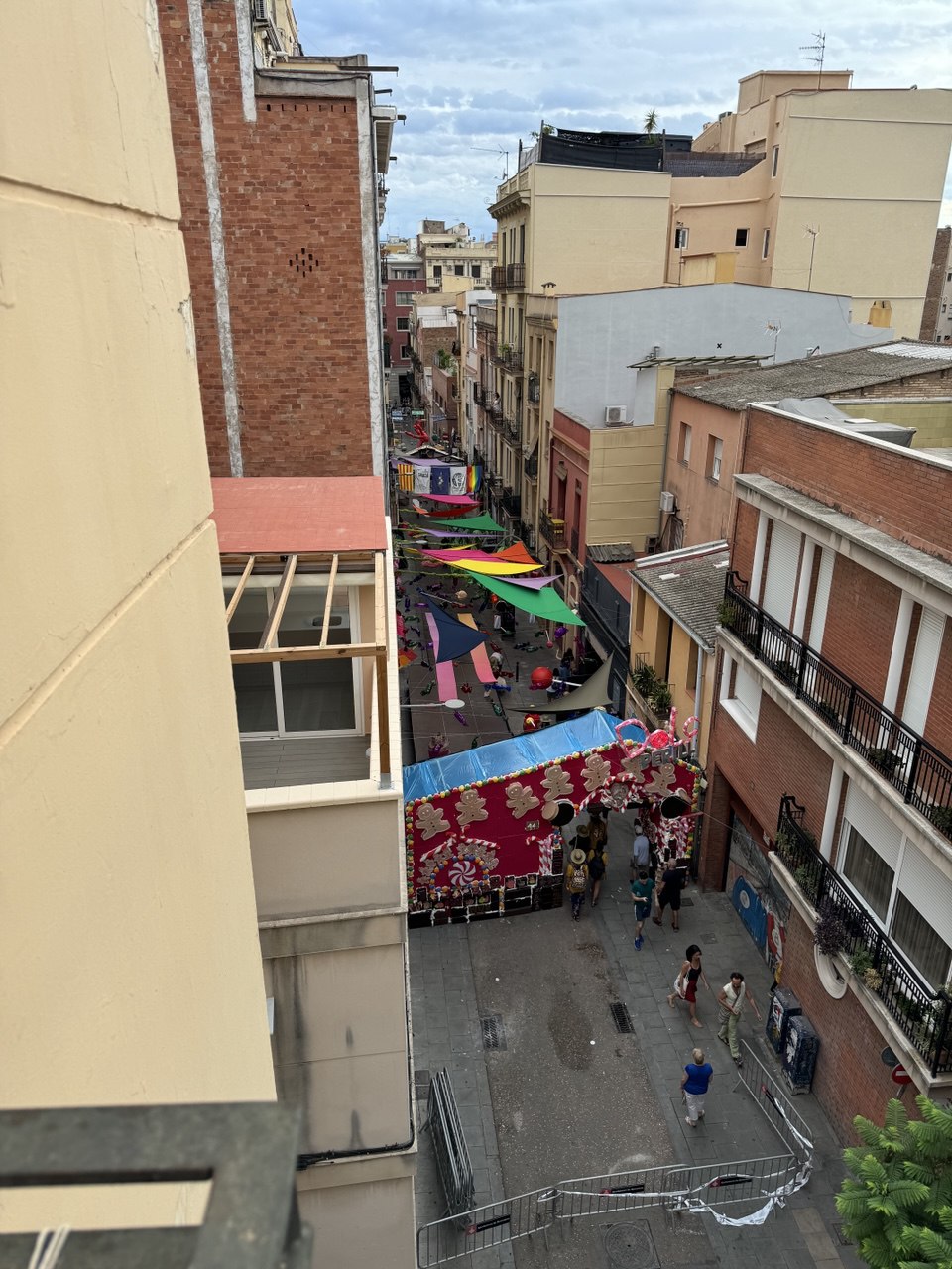 Fiesta de Gracia в Барселоне